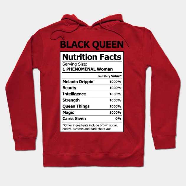 Black Queen Hoodie by Andreeastore  